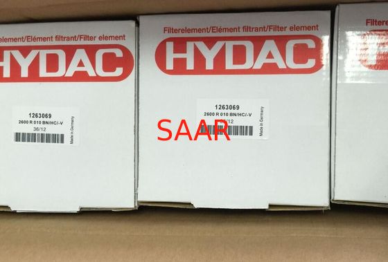 1263789, 2600R005ON/-V-B6 Elemento de filtro de retorno hidráulico de repuesto Serie 2600R de alta precisión Hydac