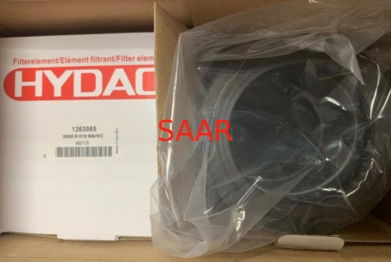 1263789, 2600R005ON/-V-B6 Elemento de filtro de retorno hidráulico de repuesto Serie 2600R de alta precisión Hydac