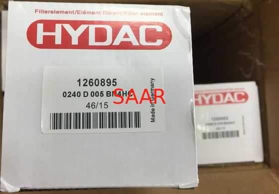 1251451, 0240D003ON/-V Reemplazo del elemento del filtro de presión Hydac 0240D 0260D 0280D Serie ISO aprobada