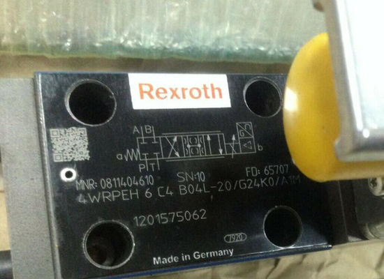 0811404610 electrónica integrada Directional Control Valve de los 4WRPEH6C4B04L-2X/G24K0/A1M 4WRPEH6C4B04L-20/G24K0/A1M