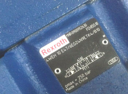 R900952630 4 WEH 10 E 4 X/6 EG. 24N9ETK4/B10 4 WEH 10 E válvula direccional del carrete 47/6 EG. 24N9ETK4/B10 con la impulsión electrohidráulica