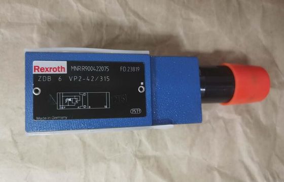 Válvula de descarga pilotada presión de Rexroth R900422075 ZDB6VP2-42/315 ZDB6VP2-4X/315