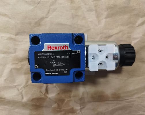 Válvula direccional de Seat de la serie de Rexroth R900224654 M-3SED10CK13/350CG110N9K4 M-3SED10CK1X/350CG110N9K4