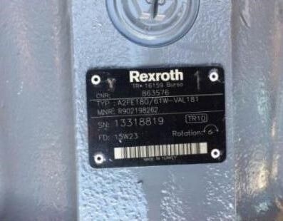 El tipo A2FE180 de R902198262 A2FE180/61W-VAL181 Rexroth fijó tapa en motor