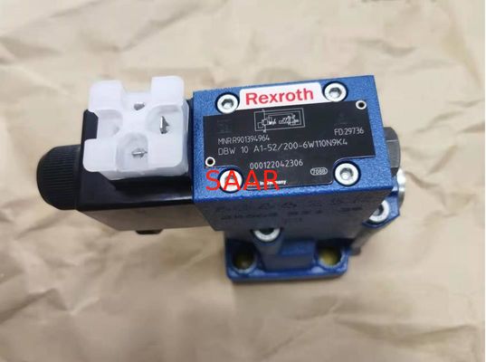 Válvula de descarga de presión de Rexroth R901394964 DBW10A1-52/200-6EW110N9K4 DBW10A1-5X/200-6EW110N9K4