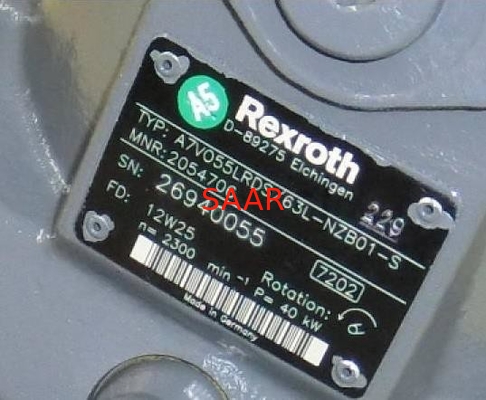 Bomba variable del pistón axial de la serie de R909446591 A7VO55EP/61R-PZB01 Rexroth A7VO55