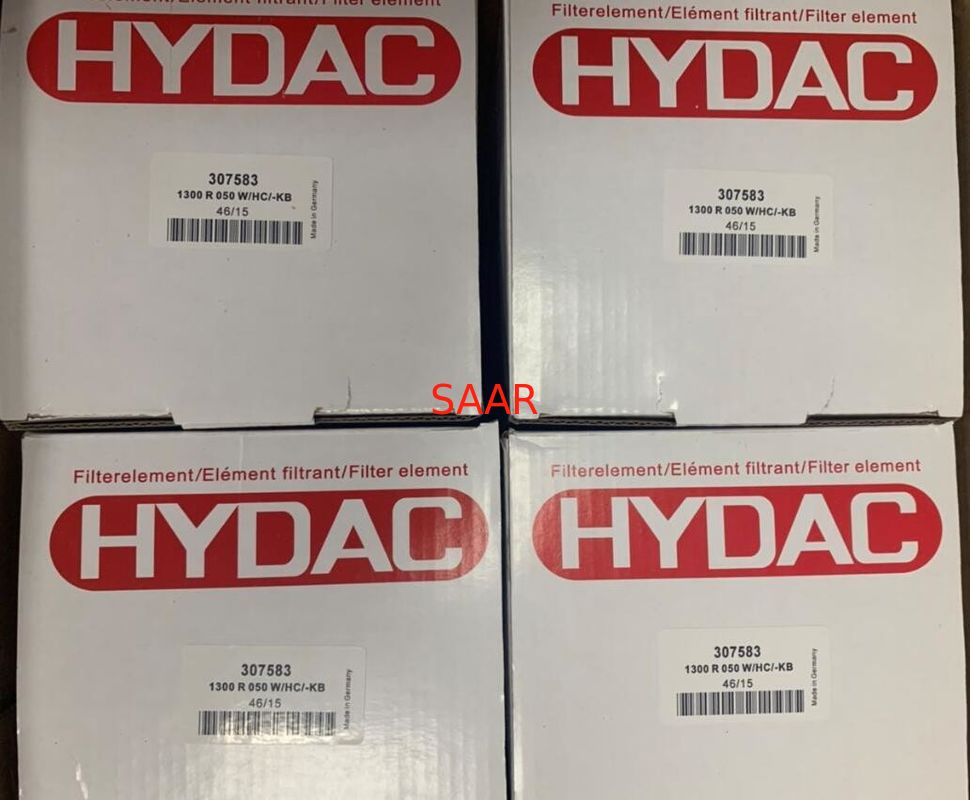 Elemento de filtro de retorno Hydac 1300R050W/HC/-KB Materiales del filtro