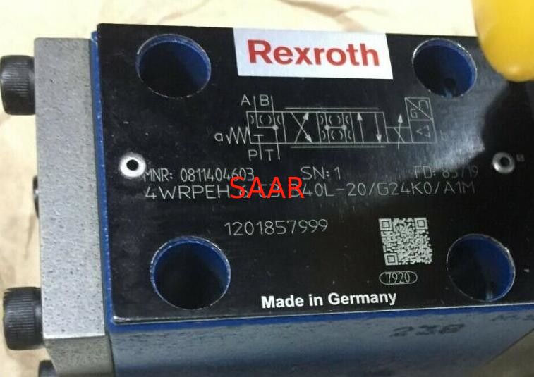 0811404603 electrónica integrada Directional Control Valve de los 4WRPEH6C3B40L-2X/G24K0/A1M 4WRPEH6C3B40L-20/G24K0/A1M