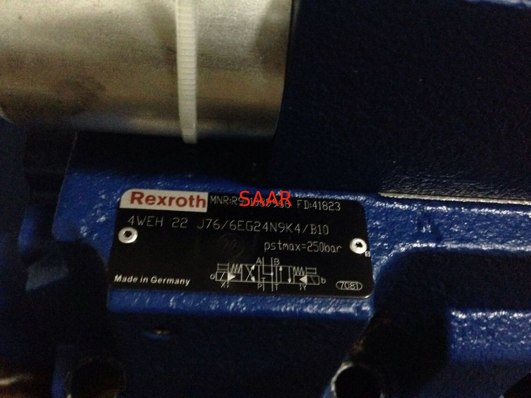 R901089966 4 WEH 22 J 7 X/6 EG. 24N9K4/B10 4 WEH 22 J válvula direccional del carrete 76/6 EG. 24N9K4/B10 con la impulsión electrohidráulica
