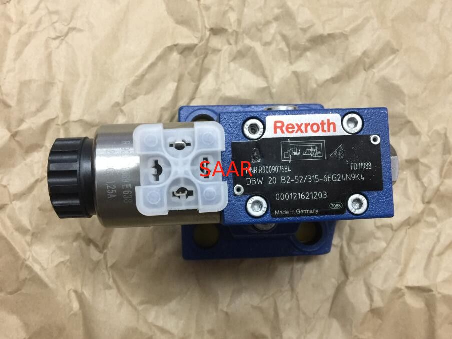 R900907684 DBW20B2 - 24N9K4 DBW20B2 - de X/315 - 6 EG. válvula de descarga de presión 5 24N9K4, piloto de 52/315 - 6 EG. controlado
