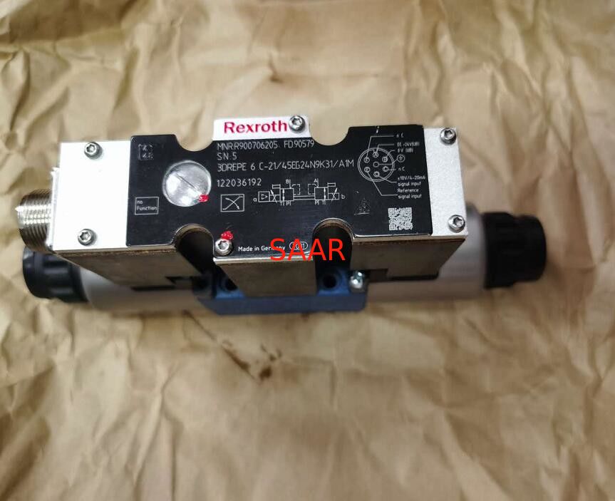 R900706205 3 DREPE 6 C - 21/45 EG. 24N9K31/A1M 3 DREPE 6 C - 2 válvula de X/45 EG. 24N9K31/A1M Proportional Pressure Reducing