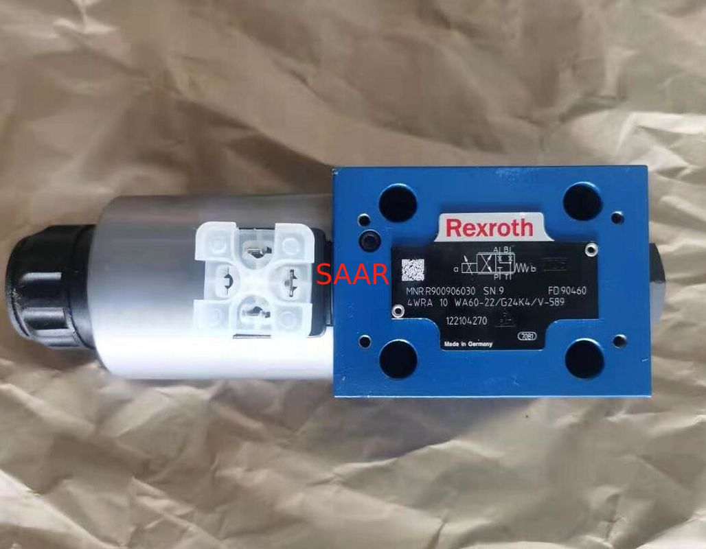 Rexroth R900906030 4WRA10With un 60-2X/G24K4/V-589 4WRA10With una válvula direccional proporcional 60-22/G24K4/V-589