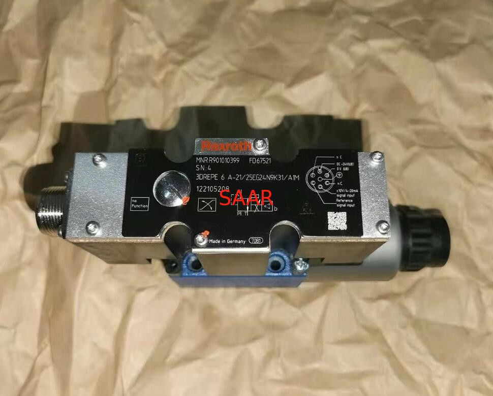 R901010399 3 DREPE 6 A - 21/25 EG. 24N9K31/A1M 3 DREPE 6 A - 2 válvula de X/25 EG. 24N9K31/A1M Proportional Pressure Reducing