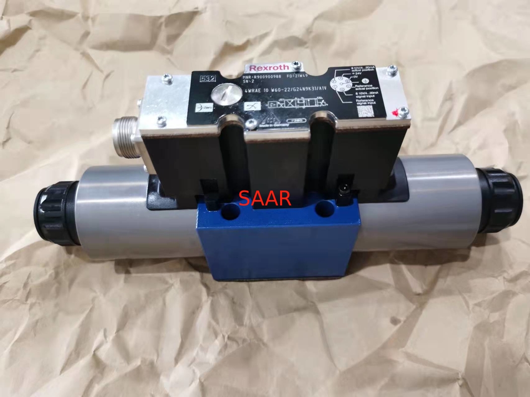 Válvulas direccionales proporcionales de Rexroth R900900988 4WRAE10W60-2X/G24N9K31/A1V 4WRAE10W60-22/G24N9K31/A1V