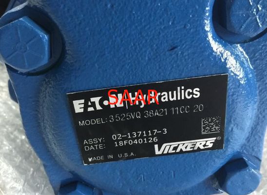 Durabilidad de la velocidad de la pompa hydráulica de Eaton Vickers de la paleta del doble de la serie de VQ