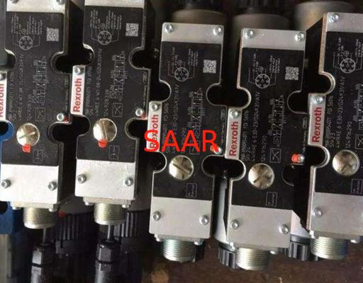 Las válvulas direccionales proporcionales de la serie de las válvulas 4WRAE6 de Rexroth, dirigen actuado, sin la reacción eléctrica de la posición