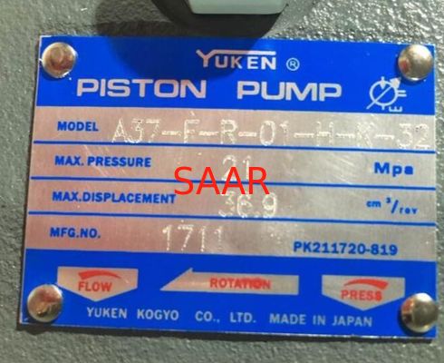 Yuken A37-F-R-01-B-K-32 A37-F-R-01-B-S-K-32 A37-F-R-01-C-K-32 A37-F-R-01-H-K-32 A37-L-R-01-C-K-32