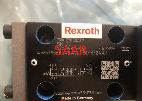 Válvulas direccionales Rexroth 4WRPEH6 -3X de alta respuesta, de accionamiento directo, con retroalimentación eléctrica de posición y electrónica integrada (OBE) R901382319, 4WRPEH6C4B40L-3X/M/24A1